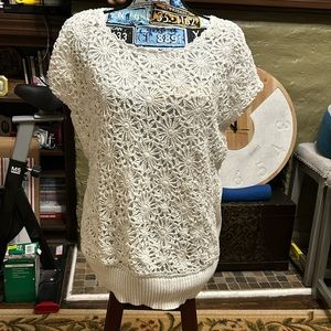 Joseph A. bright white sweater